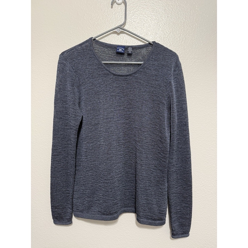 Cutter & Buck Women's Long Sleeve Knit Shirt Blue Size Small